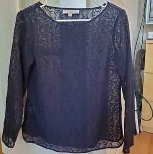 LOFT sheer top